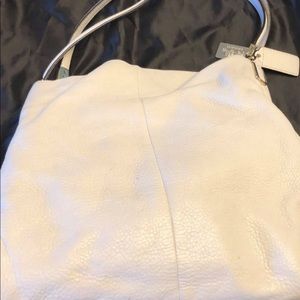 Coach off white shoulder bag